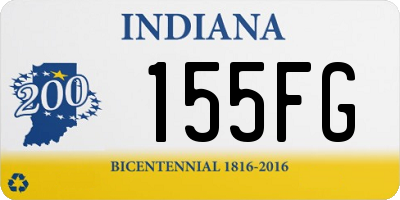 IN license plate 155FG