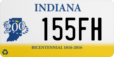 IN license plate 155FH