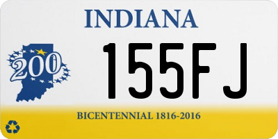 IN license plate 155FJ