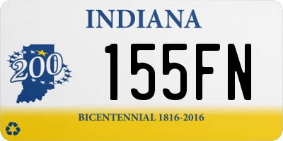 IN license plate 155FN