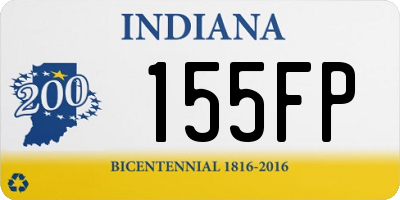 IN license plate 155FP