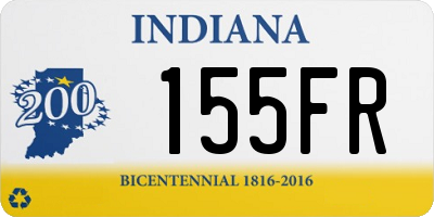 IN license plate 155FR