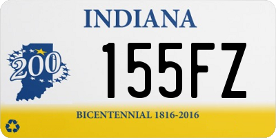 IN license plate 155FZ