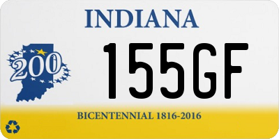 IN license plate 155GF