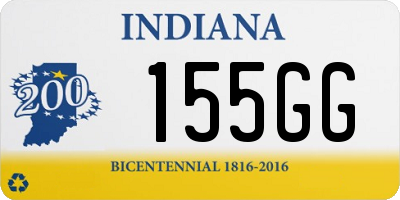 IN license plate 155GG