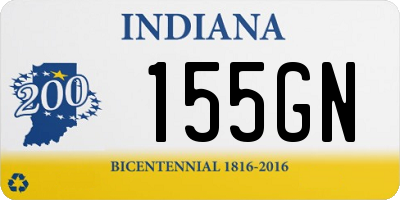 IN license plate 155GN