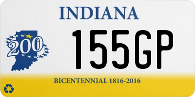 IN license plate 155GP