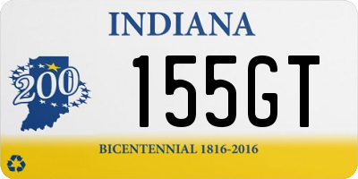 IN license plate 155GT