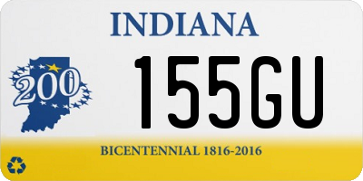 IN license plate 155GU