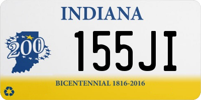 IN license plate 155JI