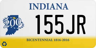 IN license plate 155JR