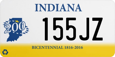 IN license plate 155JZ