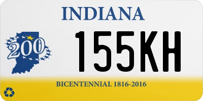 IN license plate 155KH