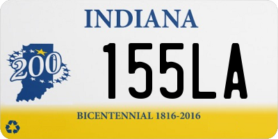 IN license plate 155LA