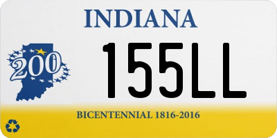 IN license plate 155LL