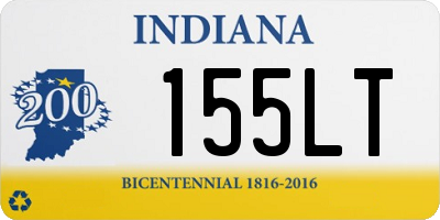 IN license plate 155LT