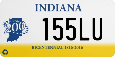 IN license plate 155LU