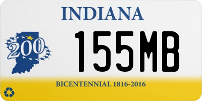 IN license plate 155MB