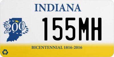 IN license plate 155MH