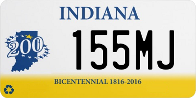 IN license plate 155MJ