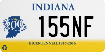 IN license plate 155NF