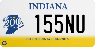 IN license plate 155NU