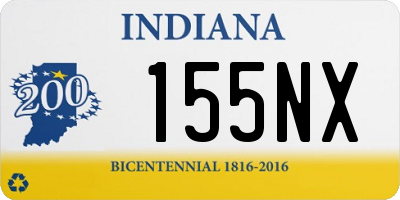 IN license plate 155NX