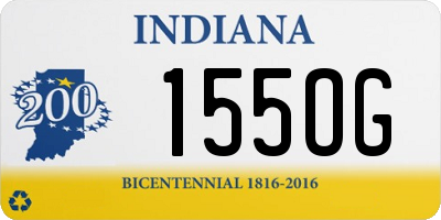 IN license plate 155OG