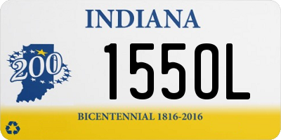 IN license plate 155OL