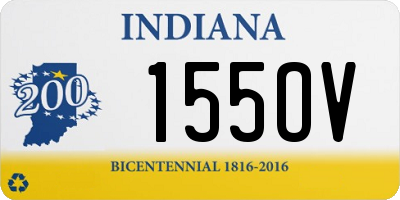 IN license plate 155OV