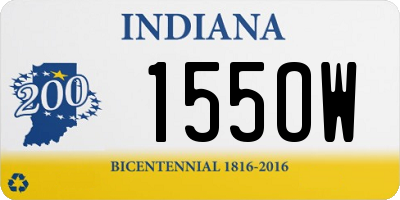 IN license plate 155OW