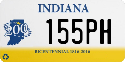 IN license plate 155PH