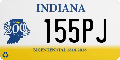 IN license plate 155PJ