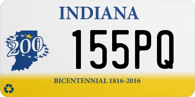 IN license plate 155PQ