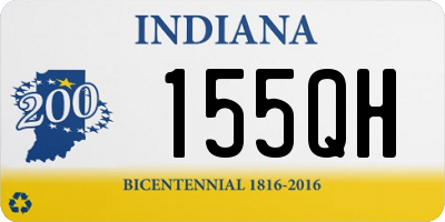 IN license plate 155QH