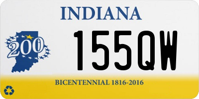 IN license plate 155QW