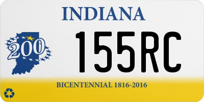 IN license plate 155RC