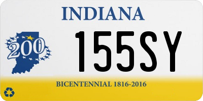 IN license plate 155SY