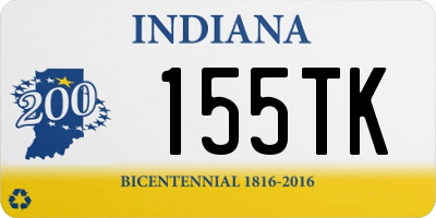 IN license plate 155TK