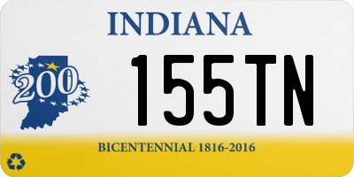 IN license plate 155TN