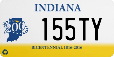 IN license plate 155TY