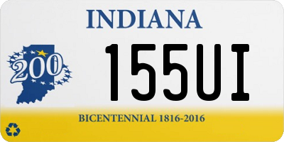 IN license plate 155UI