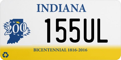 IN license plate 155UL