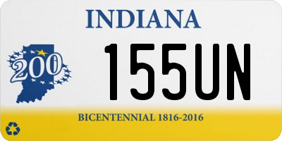 IN license plate 155UN