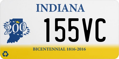 IN license plate 155VC