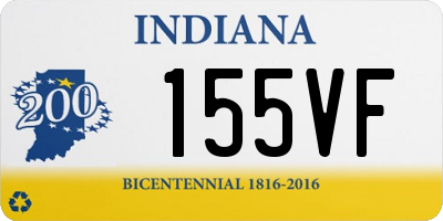 IN license plate 155VF