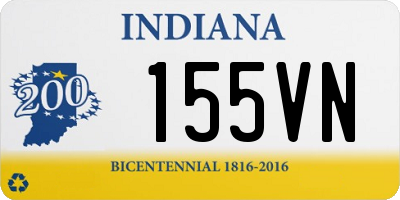 IN license plate 155VN