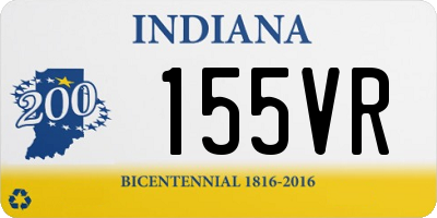 IN license plate 155VR