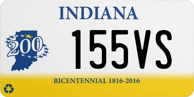 IN license plate 155VS