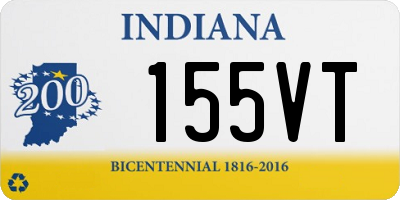 IN license plate 155VT